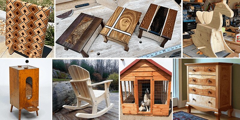 Woodworking plans built and tested by Ted's team — detailed schematics and finished projects